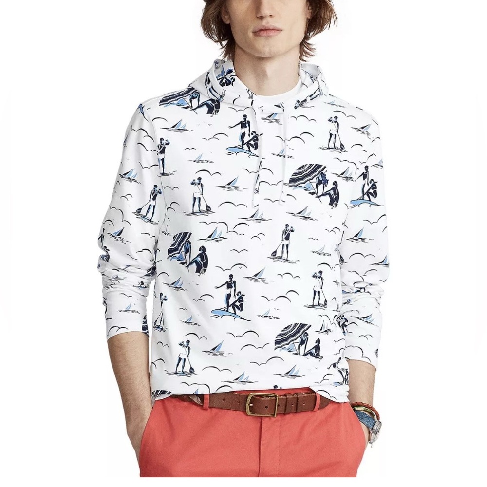 Polo Ralph Lauren tropical print button down – hard-to-find print”